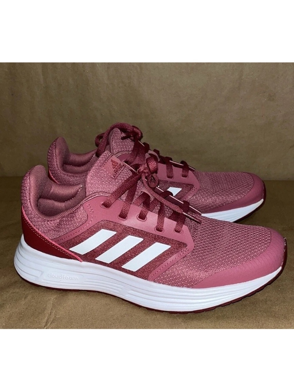 Adidas Cloudfoam Women’s Running Shoes Pink Mauve Athletic Sneakers galaxy Trace - Picture 5 of 7